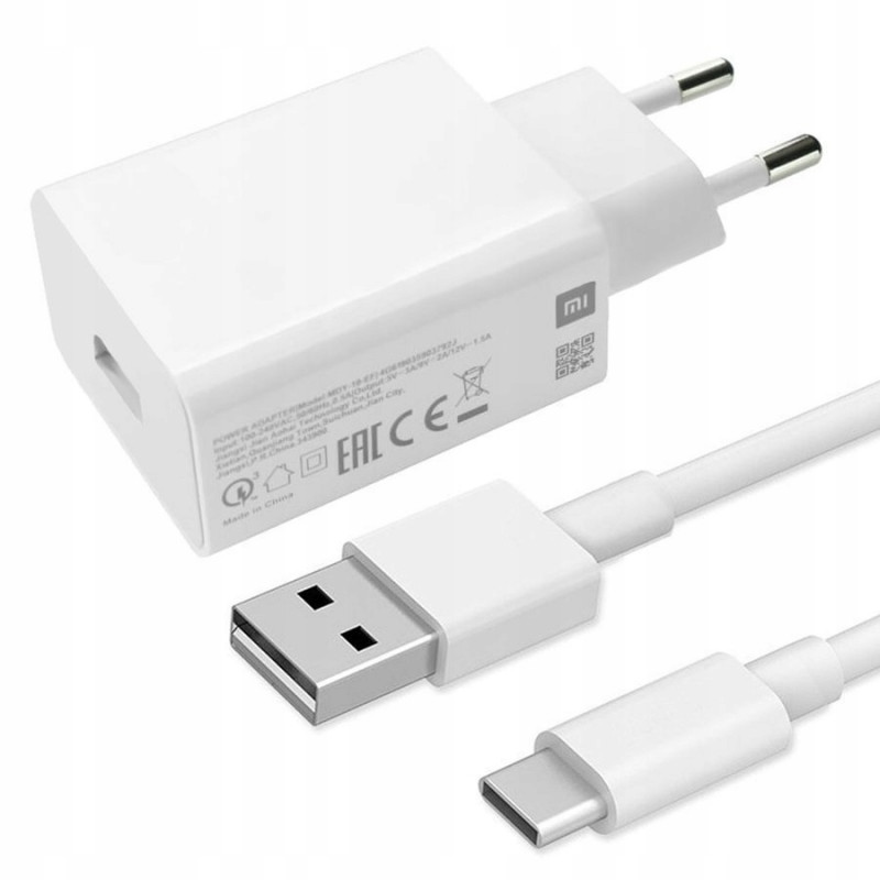 Xiaomii MDY-10-EL + kabel TYP-C Quick Charge 3A (blistr) bílá