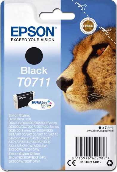 EPSON T0711 Black, C13T07114012