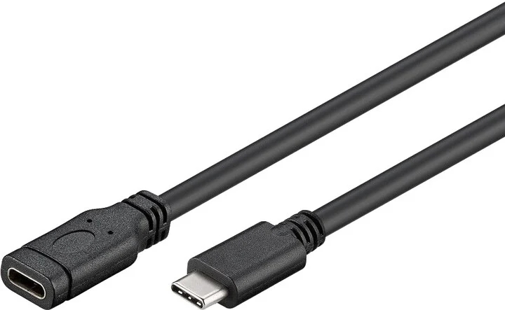 PremiumCord USB-C (USB 3.1 generation 1), C/M - C/F, 2m