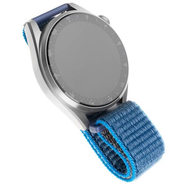 FIXED Nylon Strap 20mm pro smartwatch, temně modrý