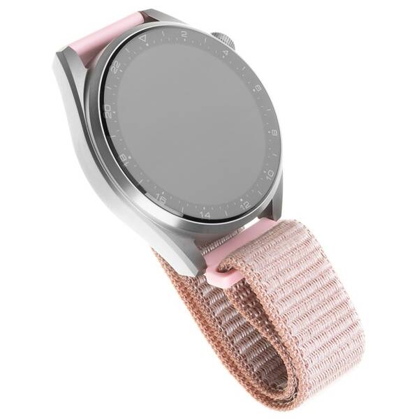 FIXED Nylon Strap 20mm pro smartwatch, rosegold