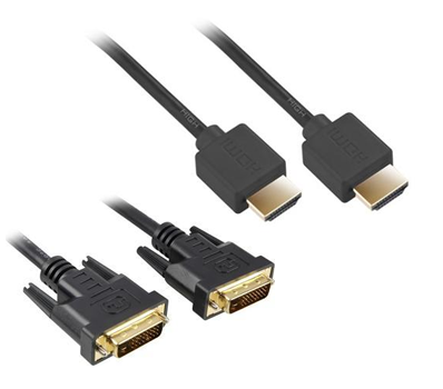 HDMI, DVI kabely